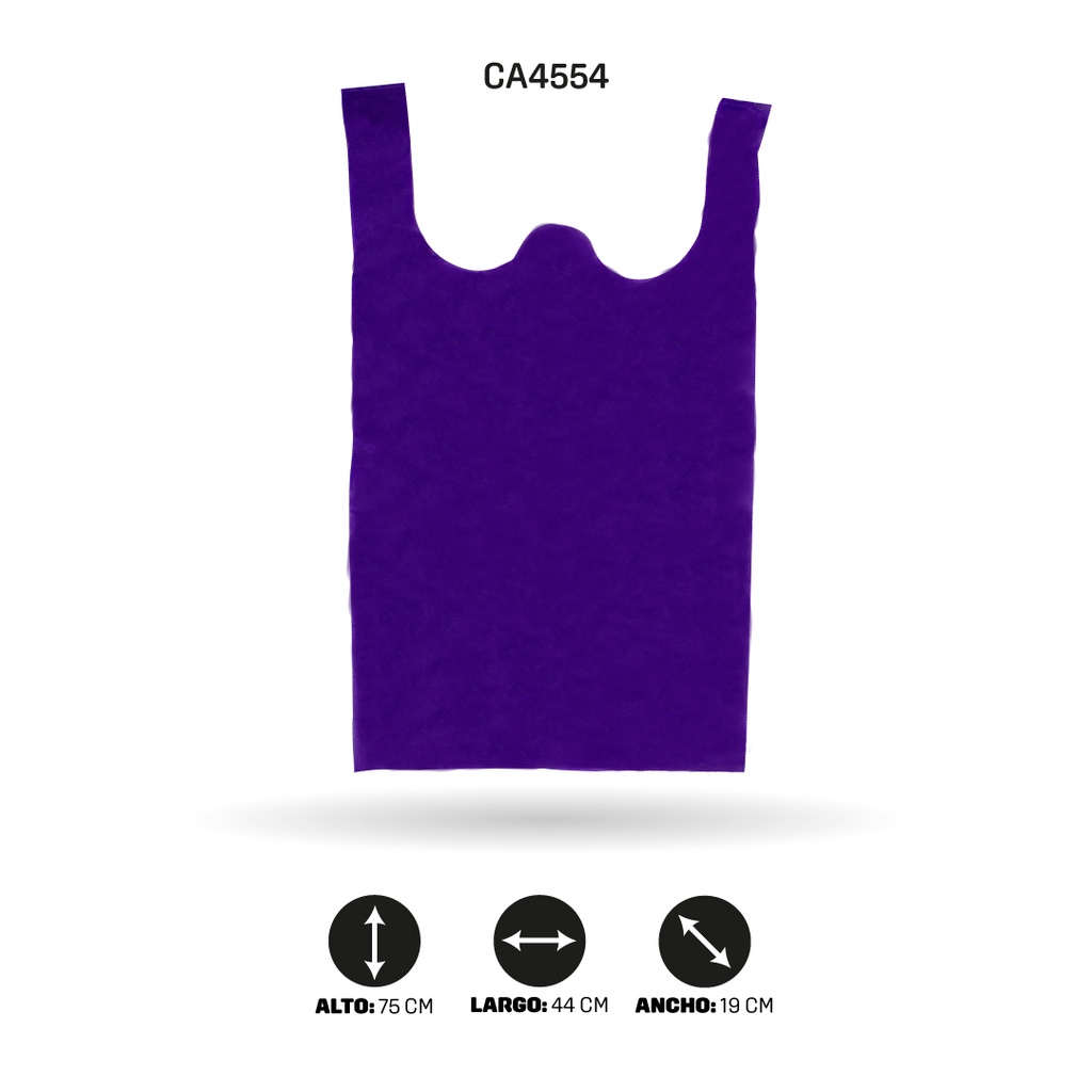 BOLSA CHALECO EN CAMBRE COLOR SURTIDO75x44x19CM (PAC4 357)