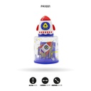 SACAPUNTAS COHETE DINOSAURIO PANDA PATODOBLE BOX 20 UND NI [PAC4807]