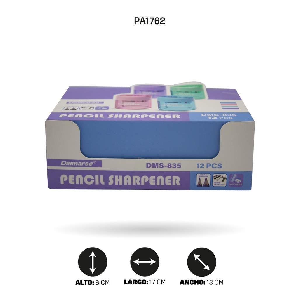 SACAPUNTAS DOBLE DMS-835 [PAC4877]