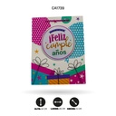 BOLSA REGALO 3D, CON RELIEVE 4 MOTIVOS 26x32x10 210grs YM-1909-M [PAC5152]