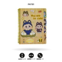 AGENDA DE OSOS Y GATOS 80 HOJAS  SUMER ARGOLLADA OSO A5-205-43 2 MOTIVOS [PAC4766]