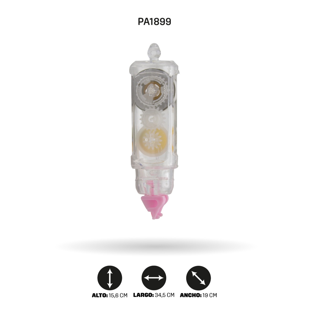 CINTA CORRECTORA 4 COLORES PASTEL +1 REPUESTO DISPLAY 24