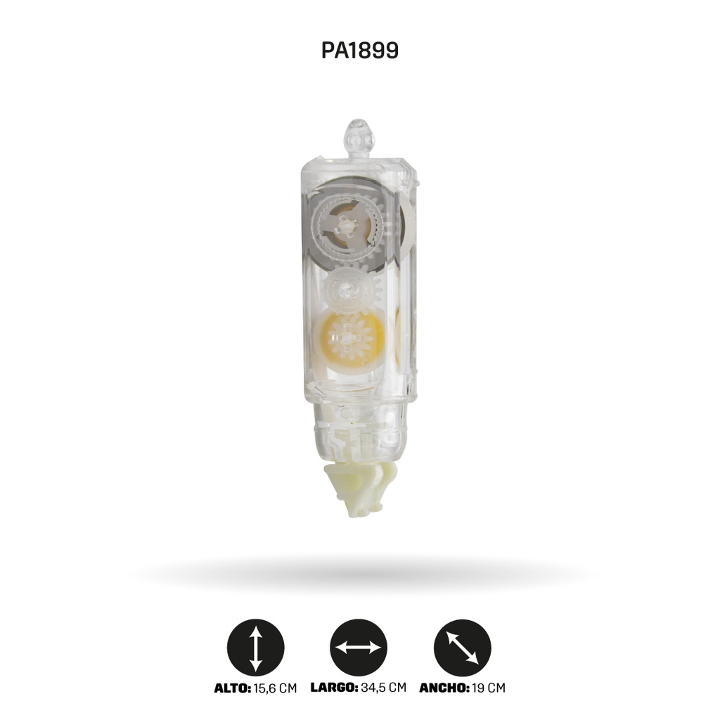 CINTA CORRECTORA 4 COLORES PASTEL +1 REPUESTO DISPLAY 24