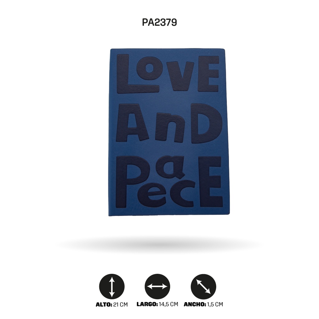 AGENDA LOVE AND SPACE TIPO CUERINA [PAC4756]