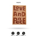 AGENDA LOVE AND SPACE TIPO CUERINA [PAC4756]