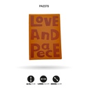 AGENDA LOVE AND SPACE TIPO CUERINA [PAC4756]