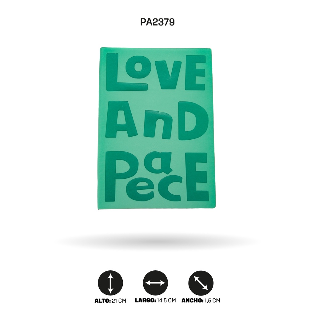 AGENDA LOVE AND SPACE TIPO CUERINA [PAC4756]