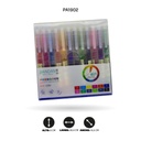BOLÍGRAFOS JD-1013 DE COLORES DISPL X 12 [PAC4641]