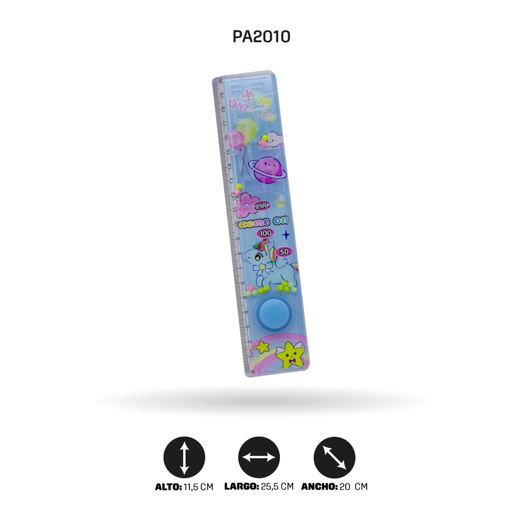 REGLAS BUNNYS, ASTRONAUTA, UNICORNIO XPM-3010-2/5/7/15 20CM DISPLX 24 [PAC4715]