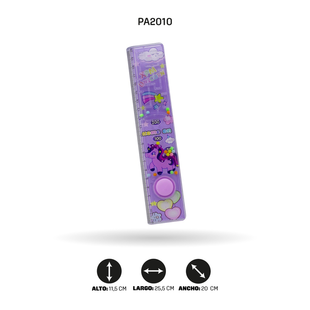 REGLAS BUNNYS, ASTRONAUTA, UNICORNIO XPM-3010-2/5/7/15 20CM DISPLX 24 [PAC4715]