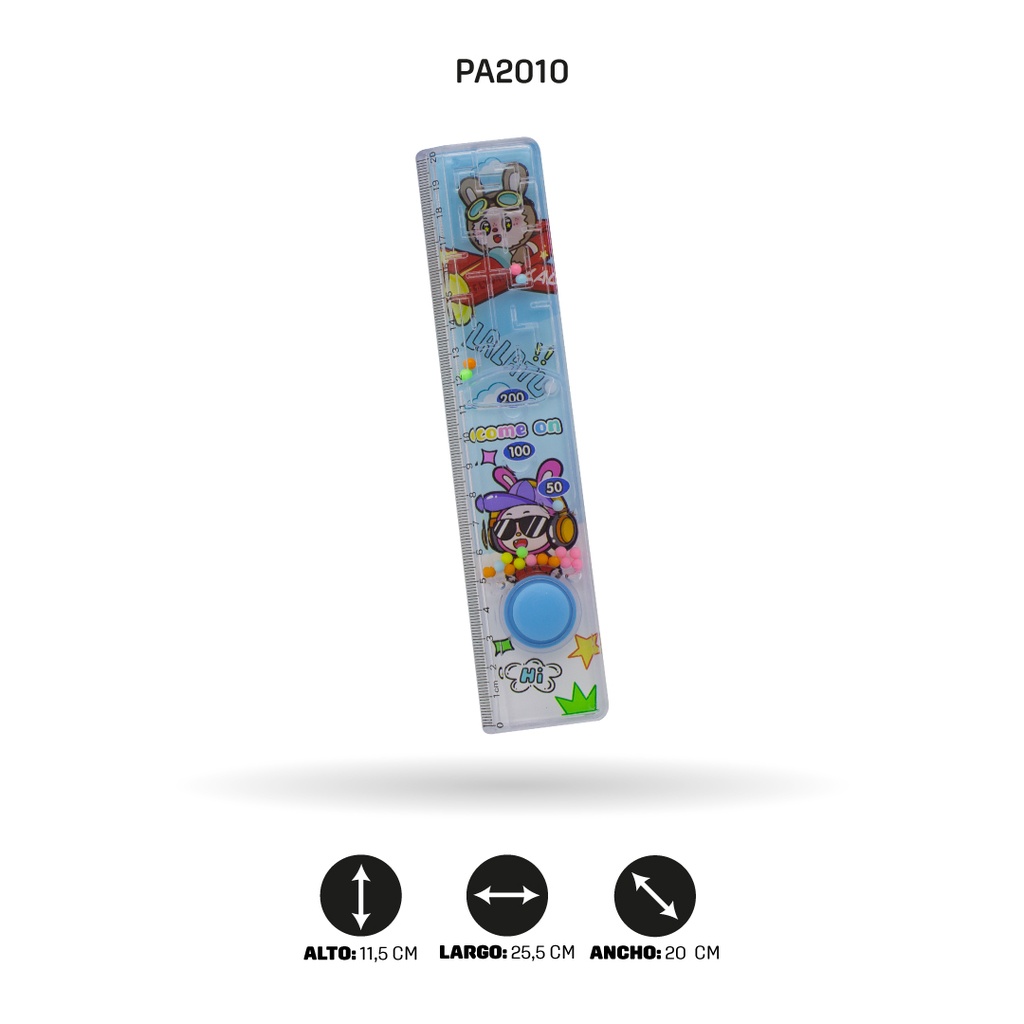 REGLAS BUNNYS, ASTRONAUTA, UNICORNIO XPM-3010-2/5/7/15 20CM DISPLX 24 [PAC4715]