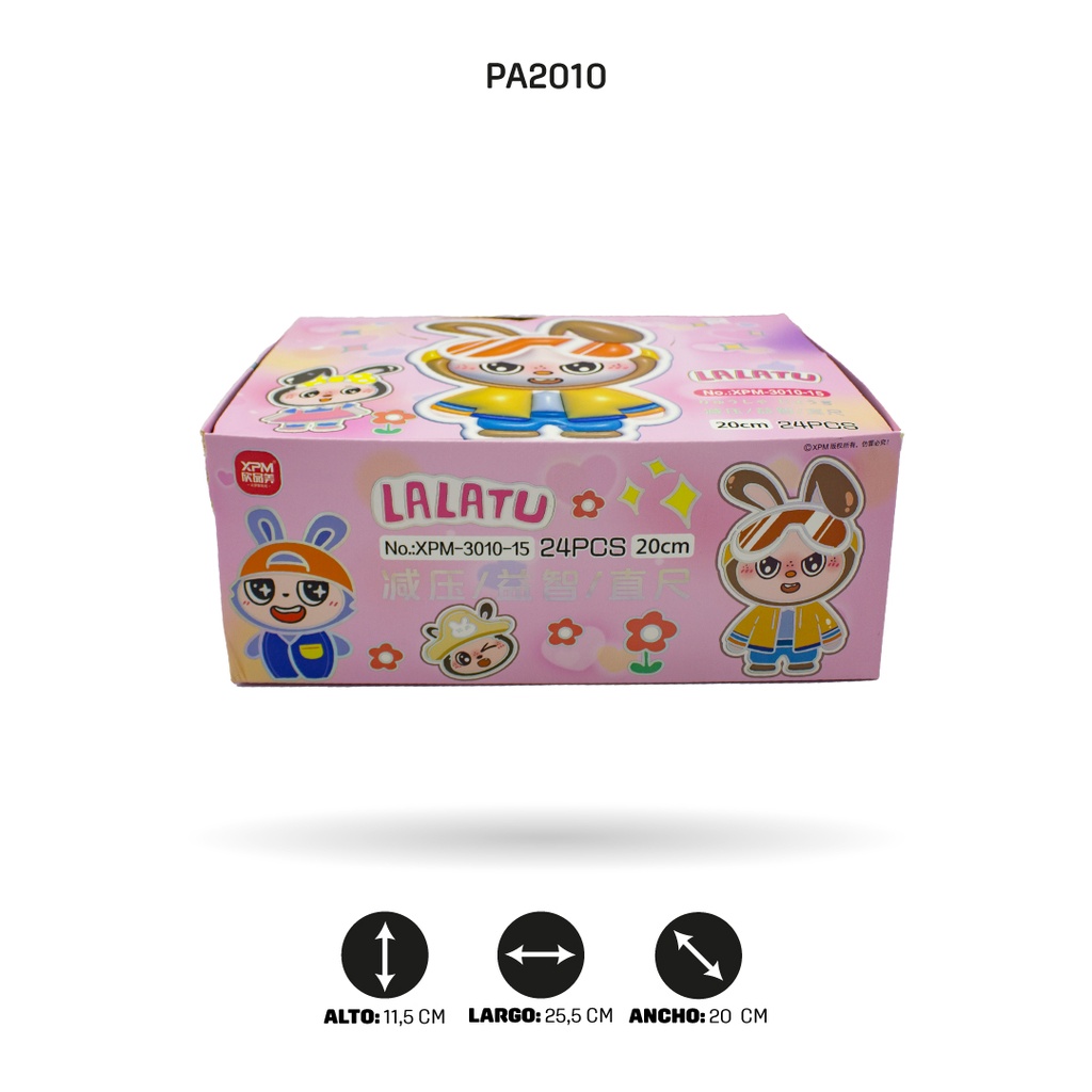 REGLAS BUNNYS, ASTRONAUTA, UNICORNIO XPM-3010-2/5/7/15 20CM DISPLX 24 [PAC4715]