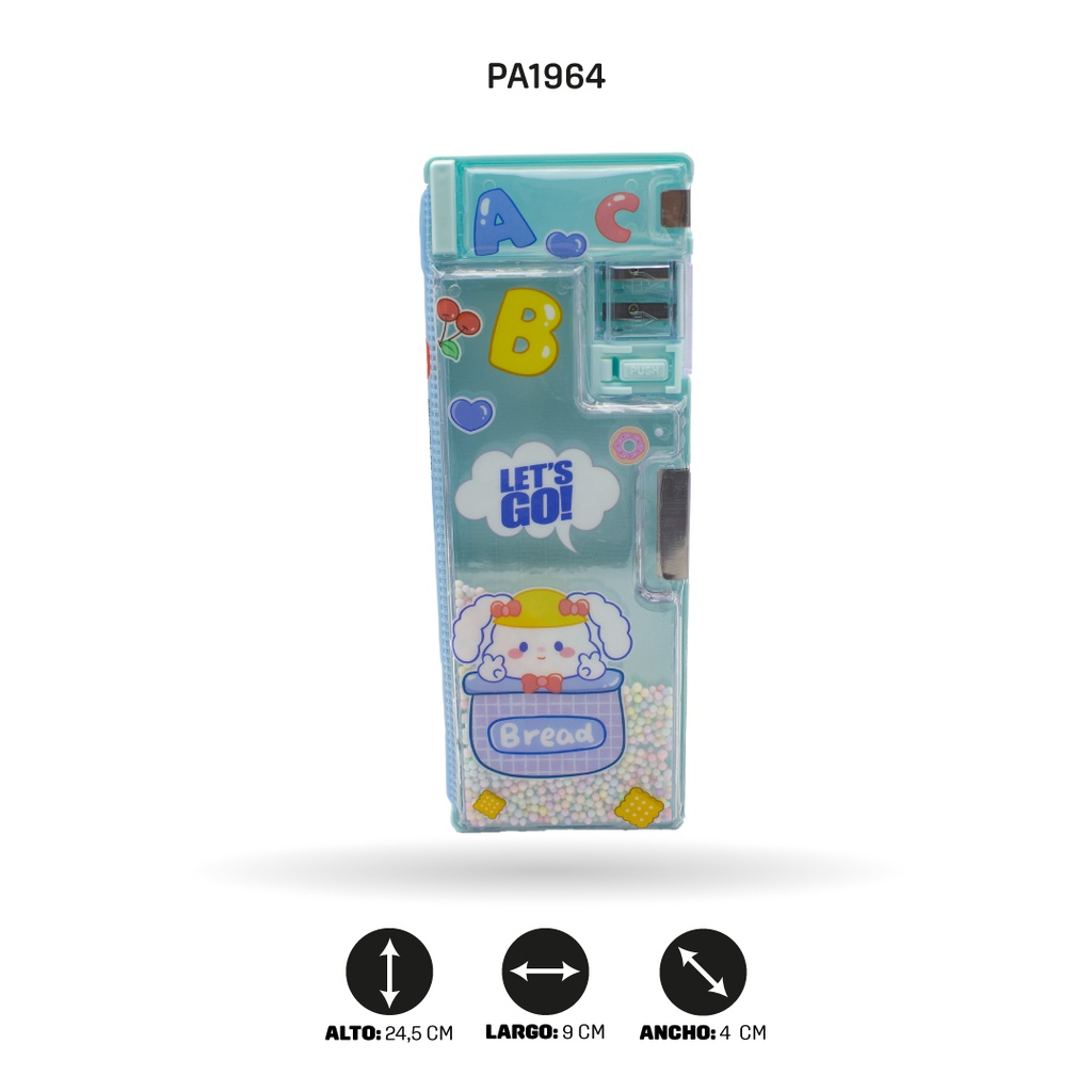 ESTUCHE MULTIFUNCIONAL ASTRONAUTA, CAPYBARA  Y CONEJO XPM-570-5/2/1 [PAC4697]