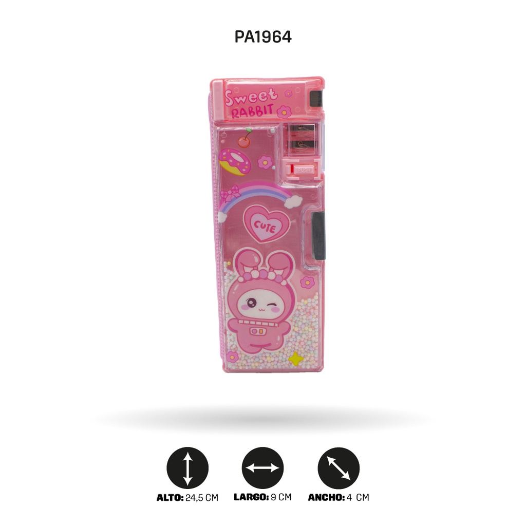 ESTUCHE MULTIFUNCIONAL ASTRONAUTA, CAPYBARA  Y CONEJO XPM-570-5/2/1 [PAC4697]