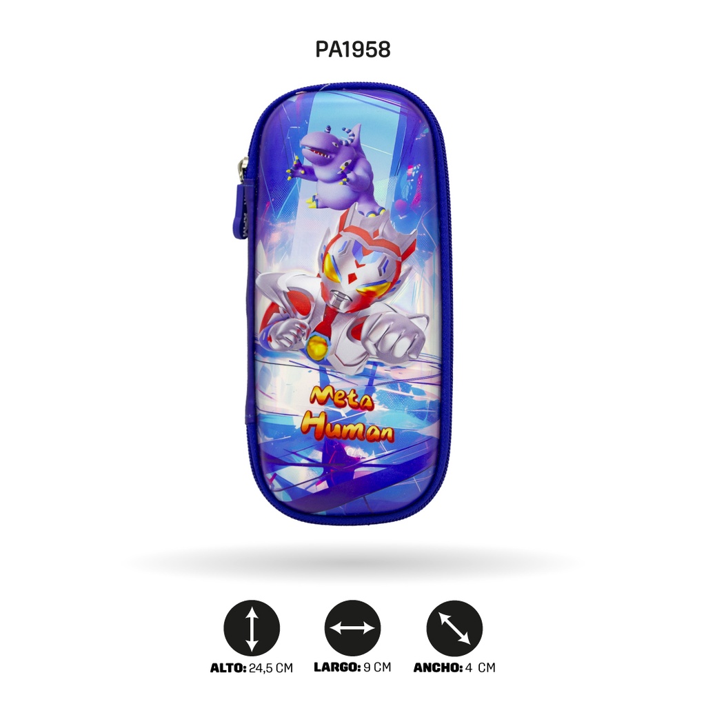 ESTUCHE MULTIFUNCIONAL ROBOT, ASTRONAUTA, CAPYBARA Y CONEJO XPM-2069-5/1/2/6 [PAC4692]