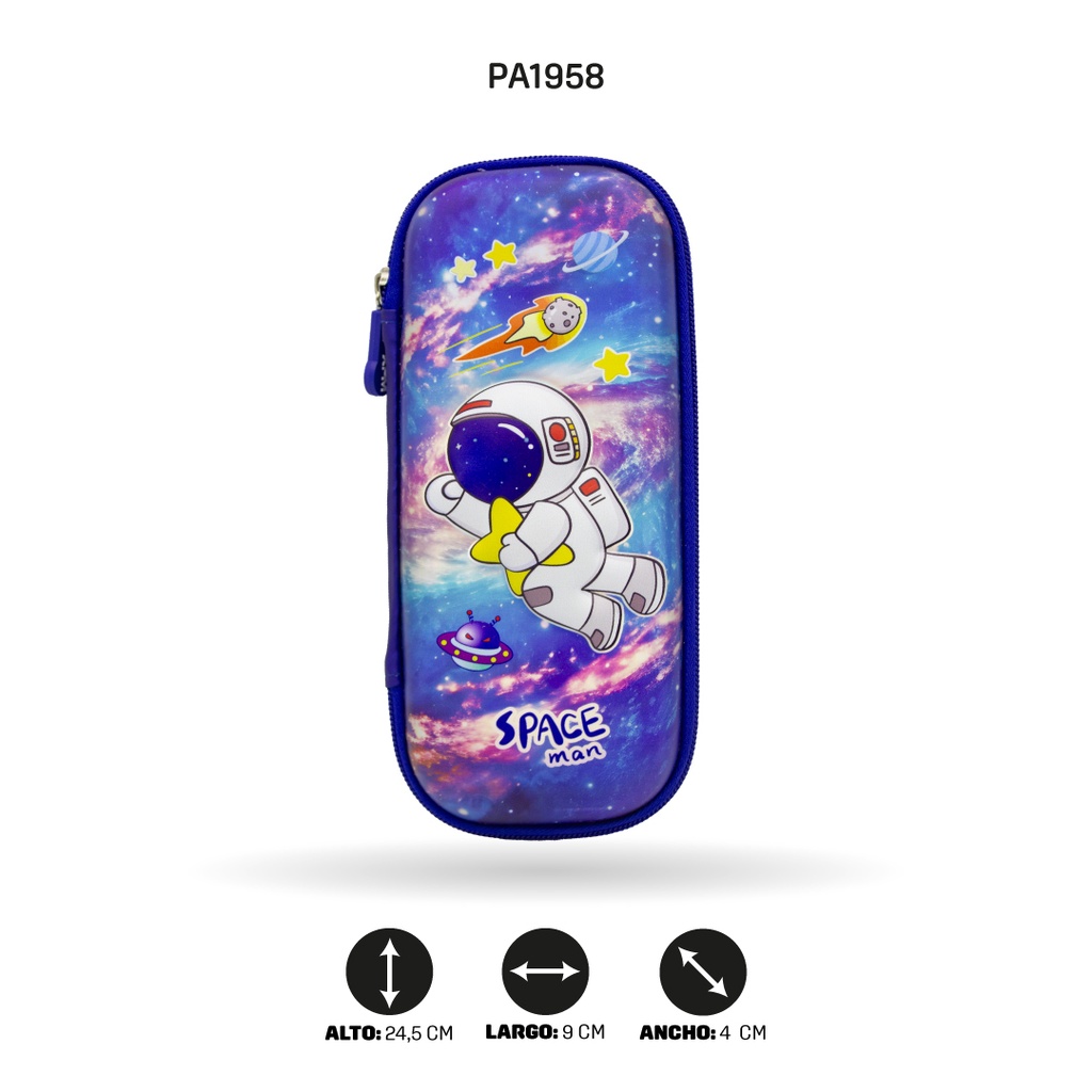 ESTUCHE MULTIFUNCIONAL ROBOT, ASTRONAUTA, CAPYBARA Y CONEJO XPM-2069-5/1/2/6 [PAC4692]