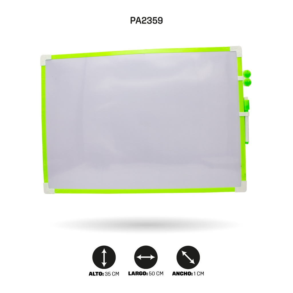TABLERO NEÓN CON MARCADOR Y BORRADOR 35x50 [PAC4734]