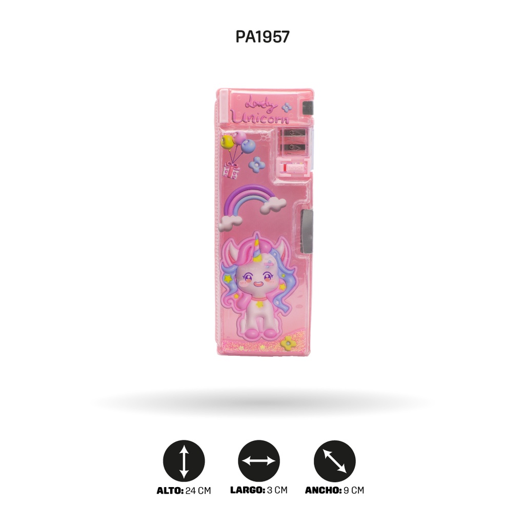 ESTUCHE MULTIFUNCIONAL ESCARCHADO 6 MOTIVOS XPM-562 [PAC4691]