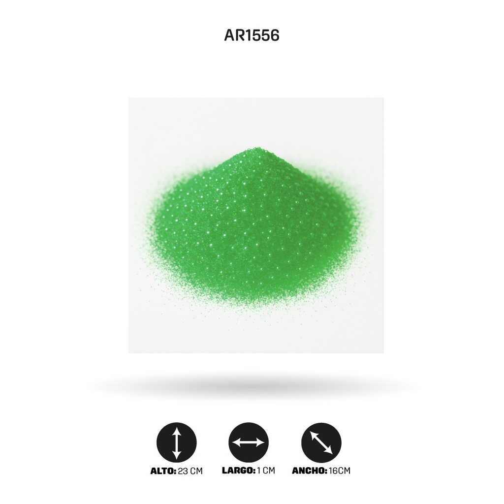 ESCARCHA COLOR VERDE TORNASOL X LIBRA [PAC4457]
