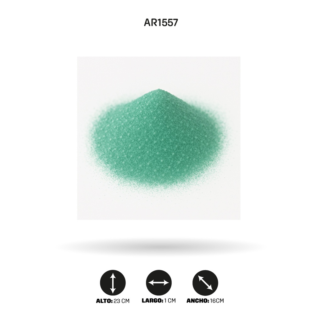 ESCARCHA COLOR VERDE AGUAMARINA X LIBRA [PAC4458]