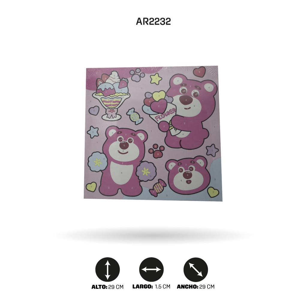 LIENZO DE DIBUJOS EN COLORES  [PAC4514]
