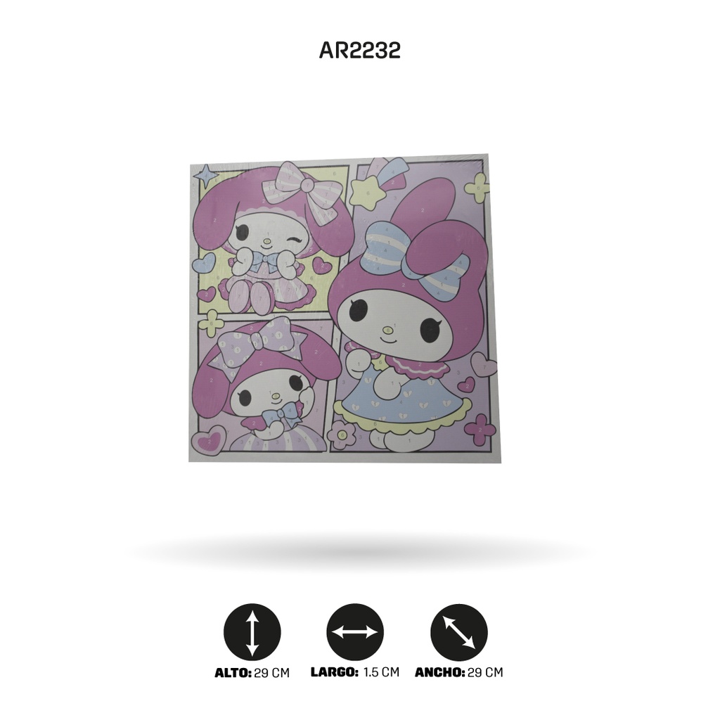 LIENZO DE DIBUJOS EN COLORES  [PAC4514]