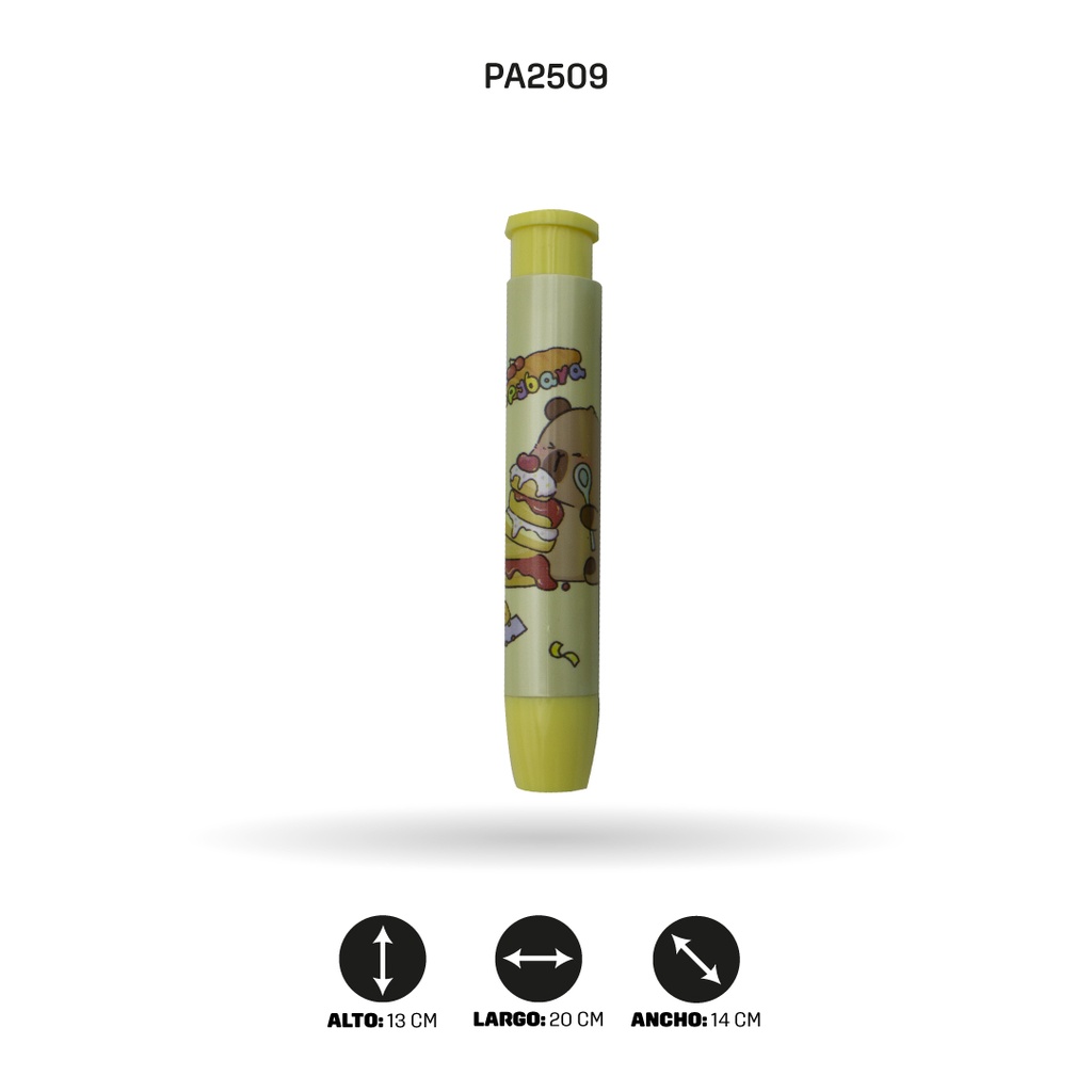 BORRADOR CAPYBARA 4 COLORES BD-6213 [PAC4634]