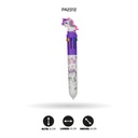 BOLIGRAFO DE UNICORNIO MINA DE 10 COLORES QM-910 DISPLEY X36 UND [PAC4580]
