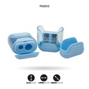 SACAPUNTAS DOBLE COLOR PASTEL DISPLAY X12 DMS-858 [PAC4871]