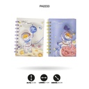 AGENDA TIPO 3D COLOR PASTEL, 4 MOTIVOS A6-3D-002/003/004 DISPLAY X20 [PAC4541]
