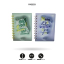 AGENDA TIPO 3D COLOR PASTEL, 4 MOTIVOS A6-3D-002/003/004 DISPLAY X20 [PAC4541]