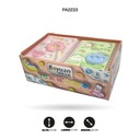 AGENDA TIPO 3D COLOR PASTEL, 4 MOTIVOS A6-3D-002/003/004 DISPLAY X20 [PAC4541]