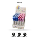 BOLIGRAFO MINA 8 COLORES 6 MOTIVOS DISPLEY X 36 QM-918[PAC4571]