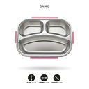 LONCHERA DE ACERO INOXIDABLE, 4 MOTIVOS 882 [PAC4796]