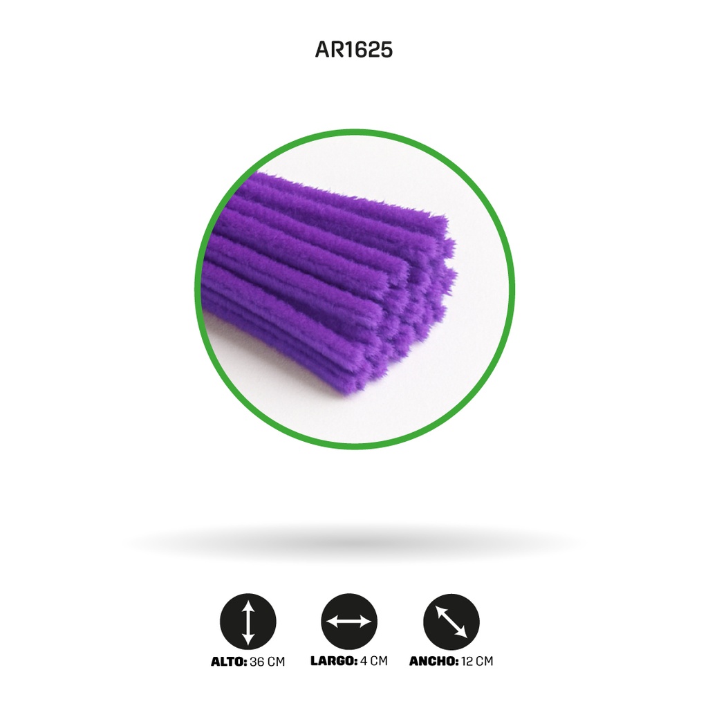 CHELINES COLOR MORADO BOLSA X 100 A032  [PAC5372]