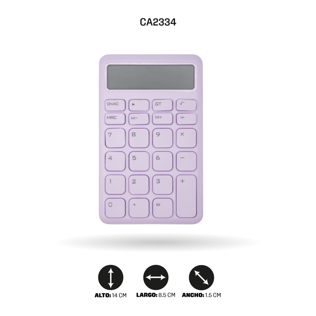 CALCULADORA KARUIDA COLOR PASTEL 8 DIGITOS KK-803 [PAC5359]