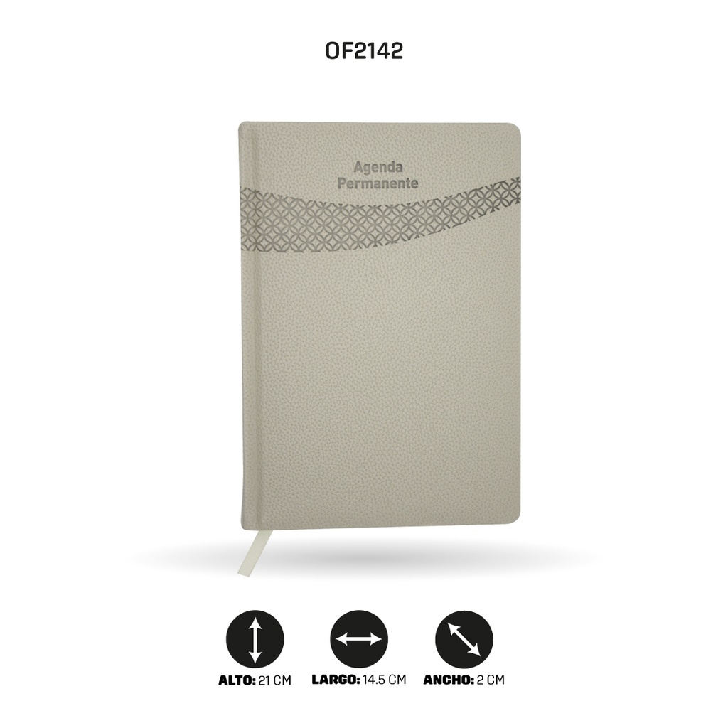 AGENDA PERMANENTE DE 160 HOJAS 3 COLORES  [PAC5431]