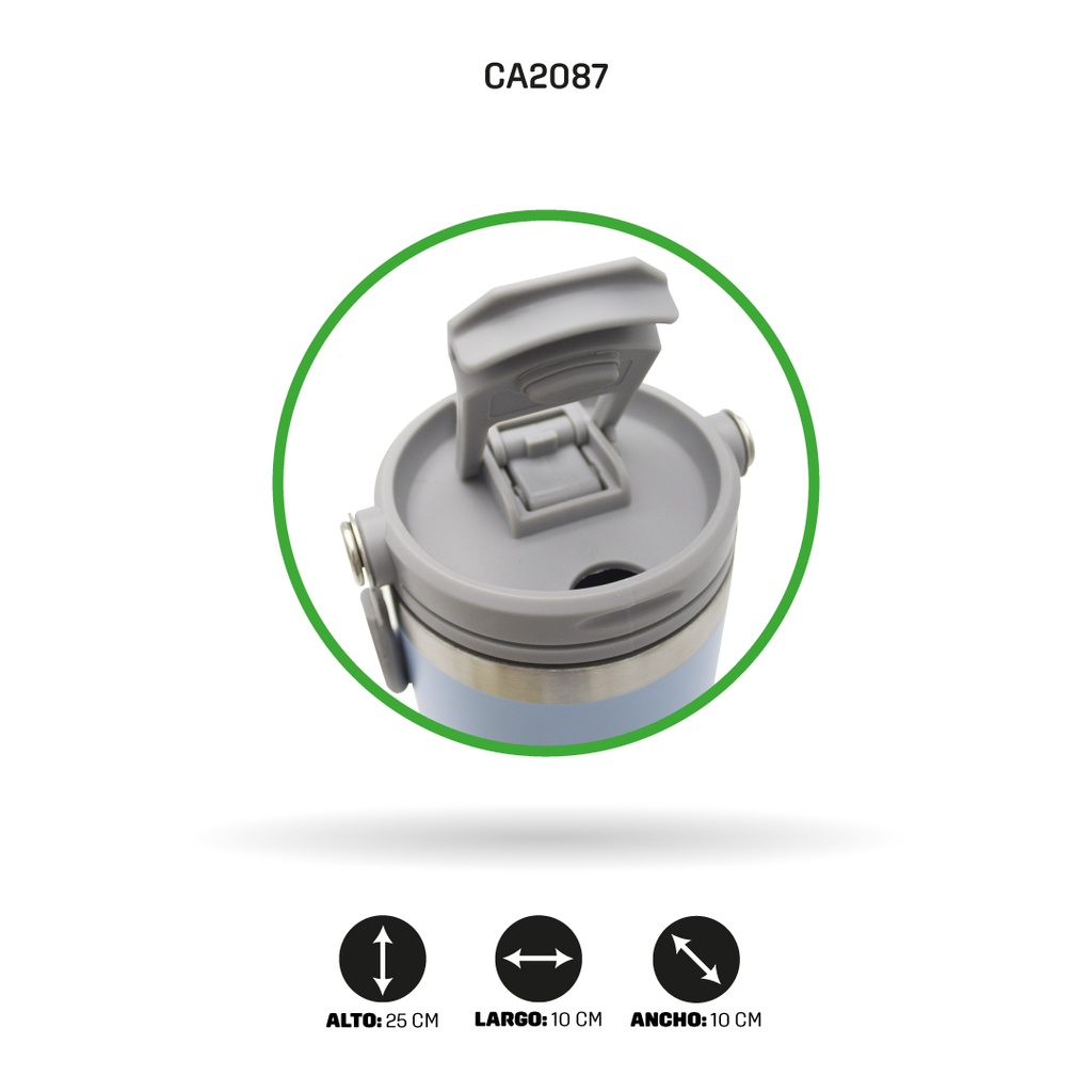 TERMO PARA CARRO FRIO Y CALIENTE O TERMICO 900ML 3 COLORES [PAC4296]