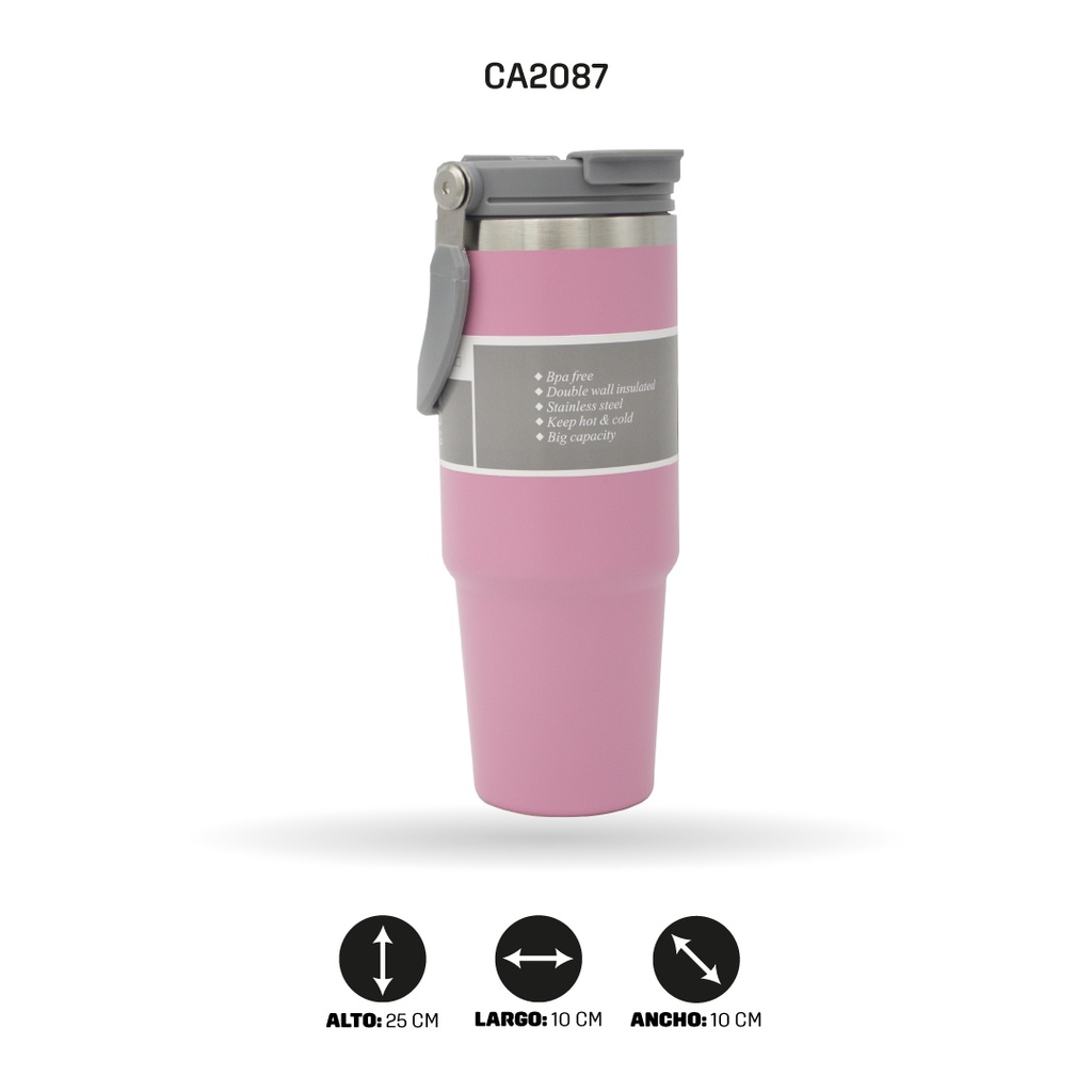 TERMO PARA CARRO FRIO Y CALIENTE O TERMICO 900ML 3 COLORES [PAC4296]