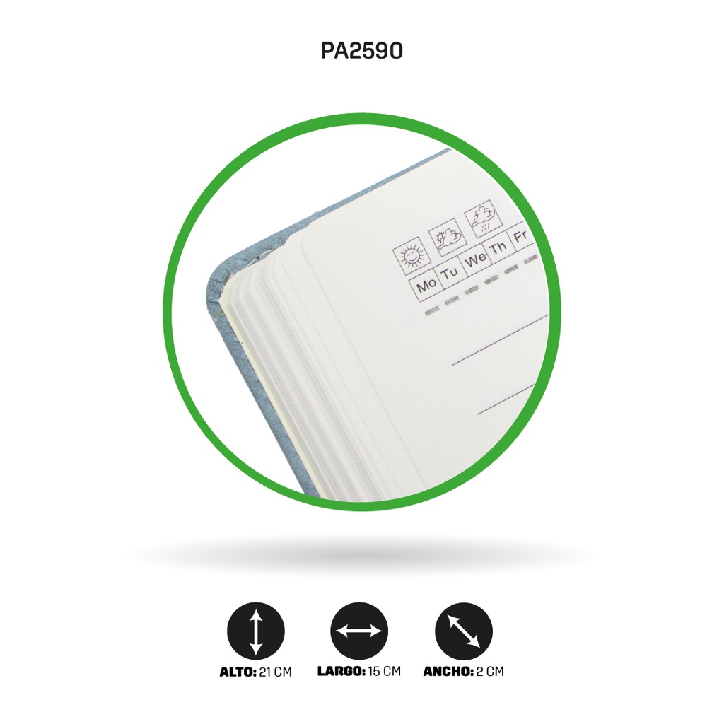 AGENDA CON IMAN  REF 25-2311 4 COLORES  [PAC4658]