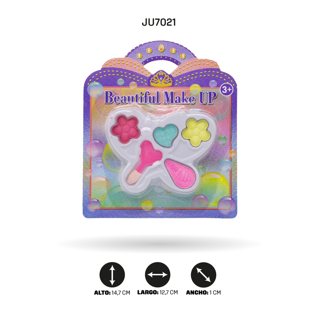 SET DE MAQUILLAJE TIPO MARIPOSA [111-11]
