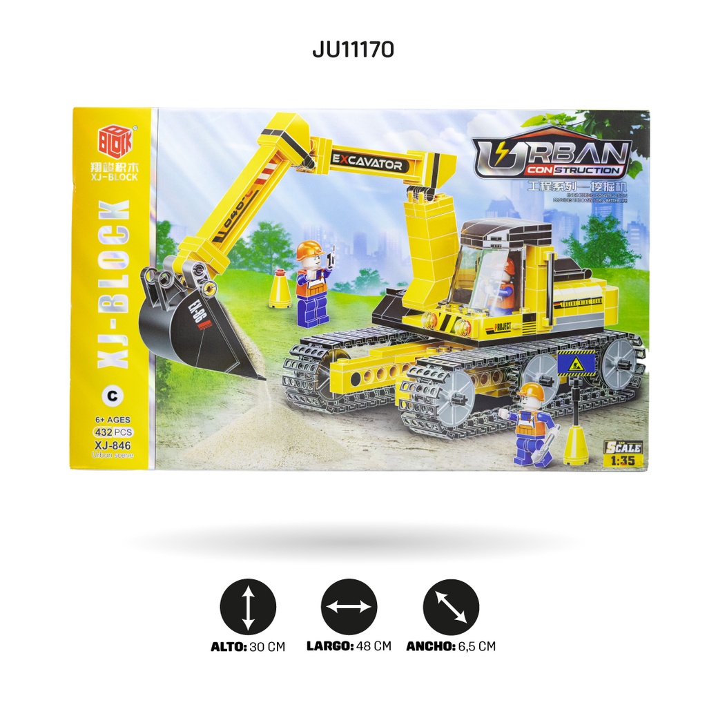 EXCAVADORA X432 PIEZAS [XJ-846C]