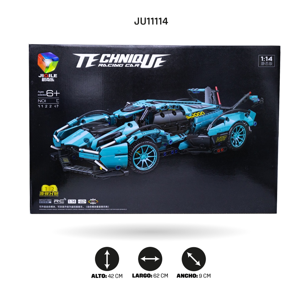 AUTO ARMABLE LAMBORGHINI - 1273 PIEZAS CON RADIOCONTROL [49020]