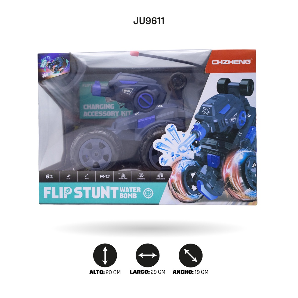 COCHE ACROBACIAS RADIOCONTROL CON BOMBA DE AGUA CON CABLE USB [898-15]