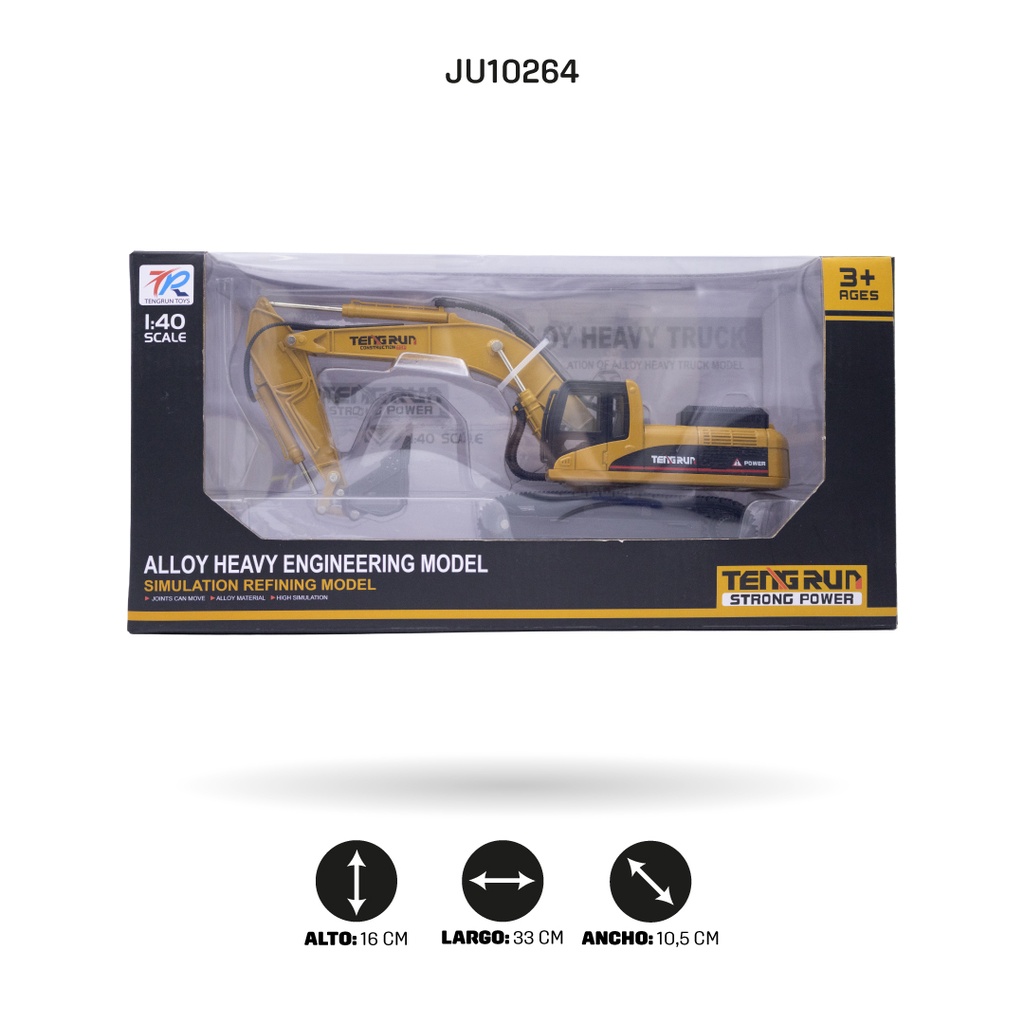 EXCAVADORA SOBRE ORUGAS DE ALEACIÓN 1:40 [292H-41]