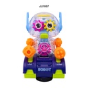 ROBOT CON ENGRANAJES CON LUZ Y SONIDO [662B]