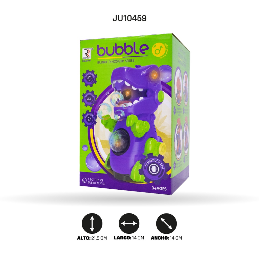 MÁQUINA DE BURBUJAS CON FORMA DE DINOSAURIO [ZR161]