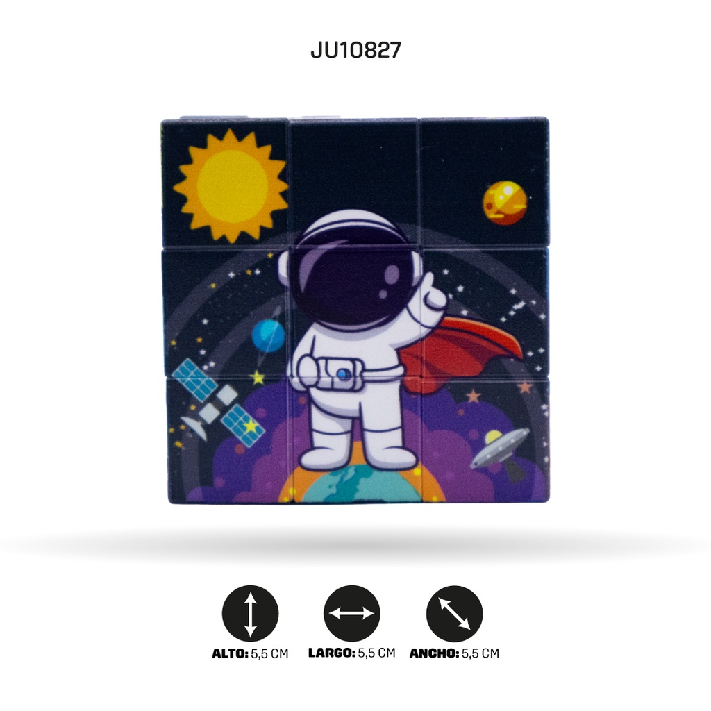 CUBO DE RUBIK DE VIAJE ESPACIAL DE TERCER NIVEL [SY-003]
