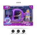 HELICÓPTERO VIOLETA CON MUÑECA [WG200]