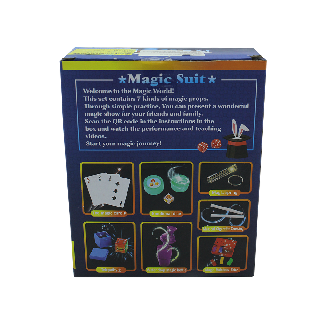 CAJA DE ACCESORIOS DE MAGIA (7 PCS Y CAJA) [030-5B]